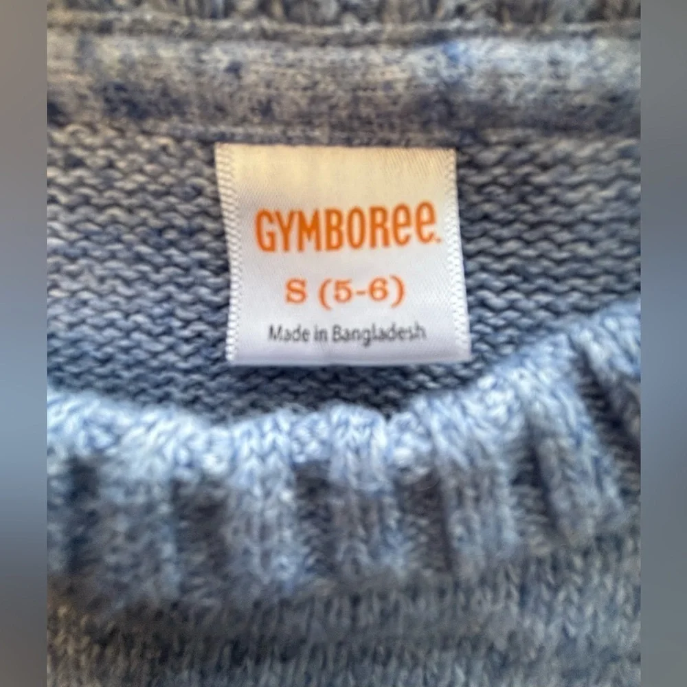 GYMBOREE | boys knit pull over sweater. Size: S (5-6)